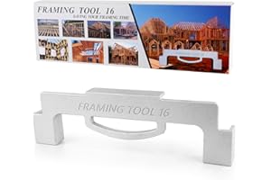 ARBENEFE Framing Tools, 16 Inch On-Center Framing Tool, Layout Tools Made of Sturdy Aluminum, Precision Wall Framing Tool, Measurement Jig Tool For Walls, Roofs, Floors or Ladders