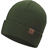 Oversize XXL Beanie Hat for Big Heads 23.6"-25.6", Large Winter Watch Cap Stocking Hat, Big Knit Cuffed Cap Ski Hats