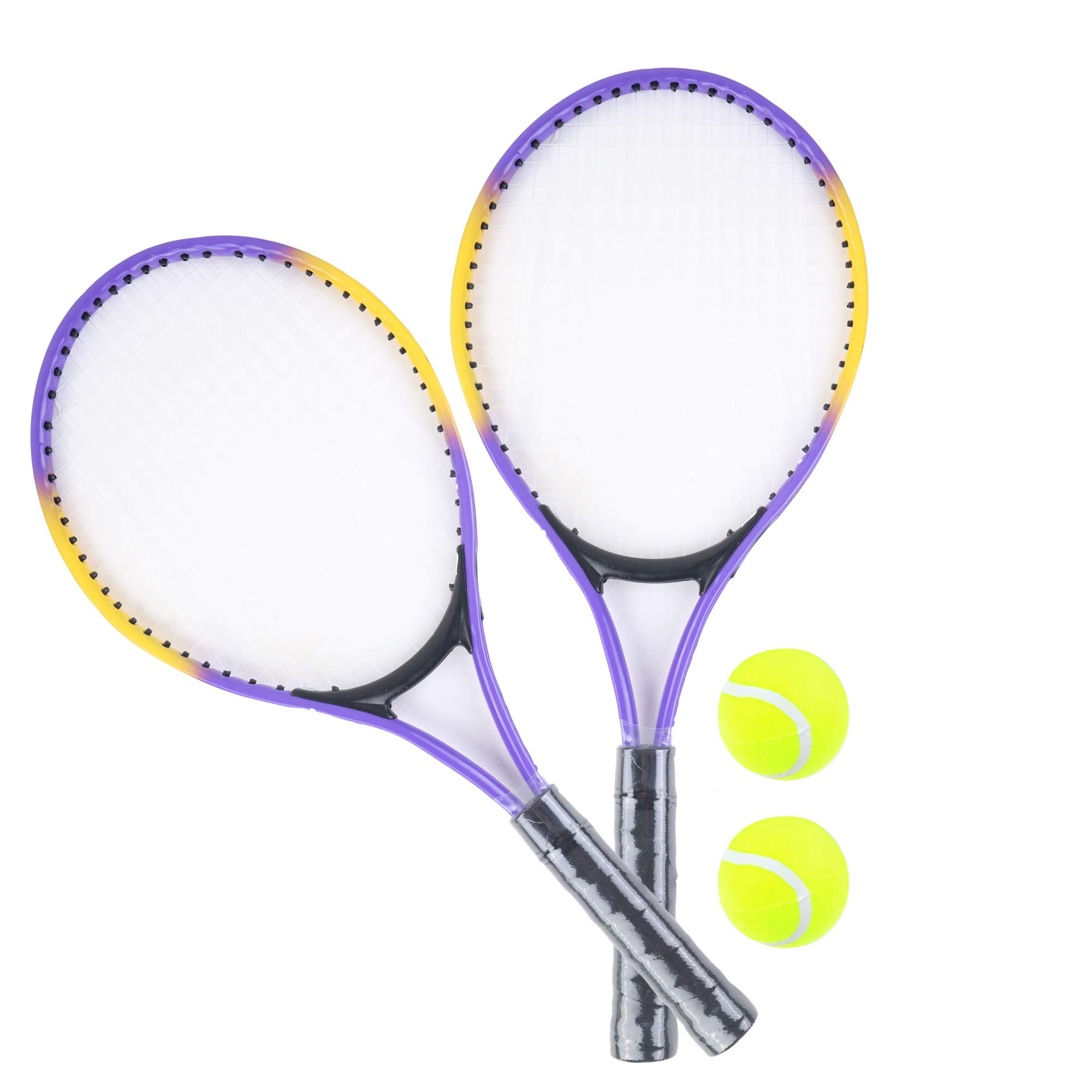 Blue Sky Blue Bluesky - 2 Tennis Rackets and 2 Balls 041122Z - 25 cm - Outdoor Game from 3 Years, One Size