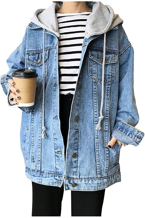 Gihuo Women's Oversized Loose Boyfriend 