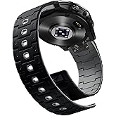 Bandletic Quick Fit 22mm Watch Bands Compatible with Garmin Fenix 8 47mm Band - Silicone Magnetic Watch Band for Fenix 7 6 Pro/5 Plus/Instinct 3 E 45mm 2/Forerunner 965/Approach S70/S62/S60/Epix Pro2