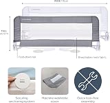 Dreambaby Prague Toddler Bed Guard Foldable Safety Rail 110cm Wide view 2