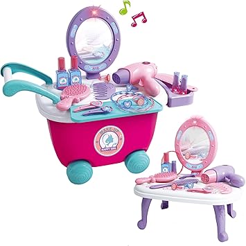 Maquillage Ensemble De Jeu De Beauté Coiffeuse Et Miroir