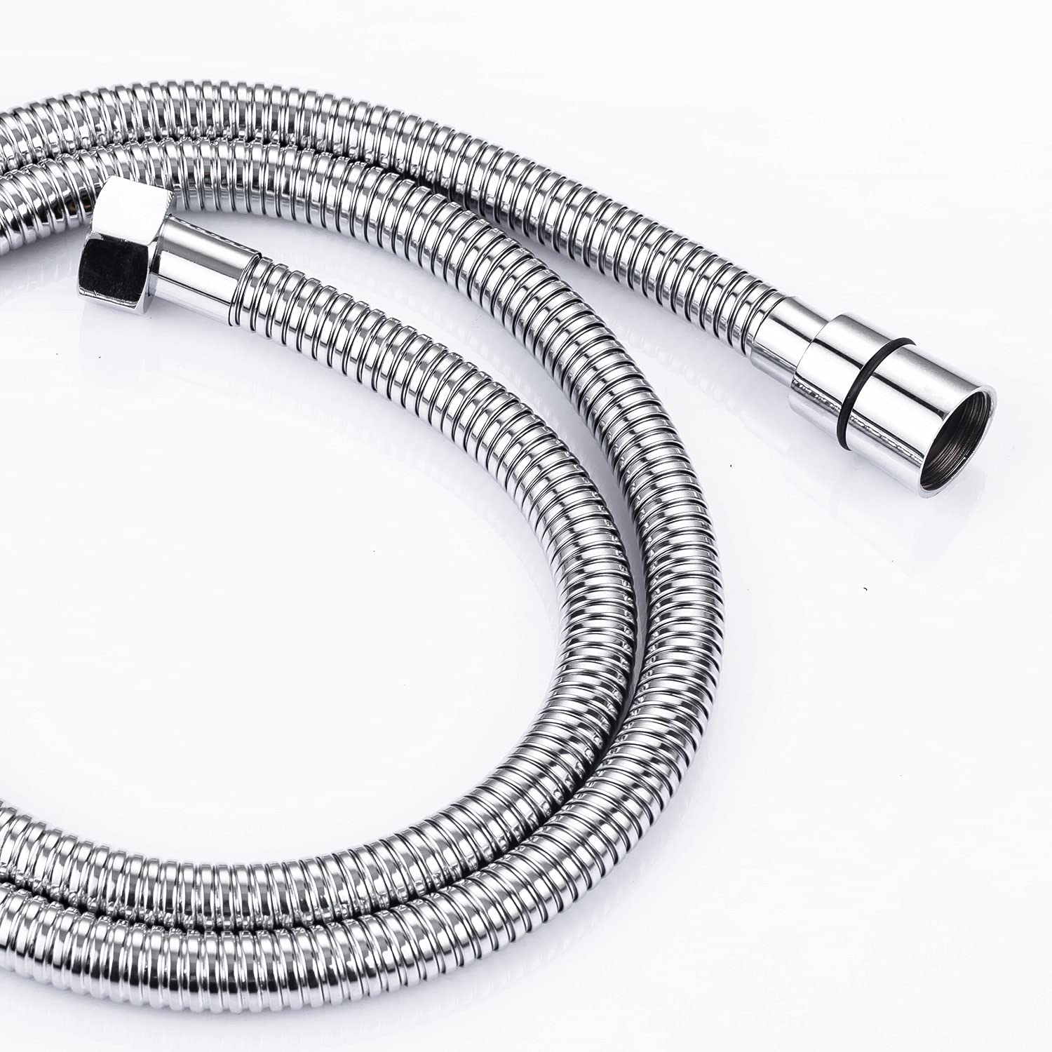 ONECE Stainless Steel Shower Hose 2m Anti-Twist Hand Shower Hose & Shower System Chrome — image 1