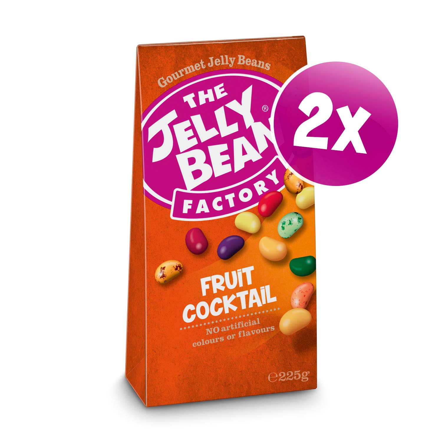The Jelly Bean Factory Fruit Cocktail 225 g Faltschachtel – 3er Pack