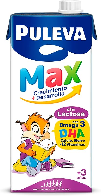 Max Sin Lactosa Leche De Crecimiento Y Desarrollo +3 Años Pack 6x 1l