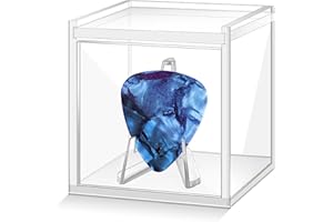 SEEVOR Acrylic Guitar Pick Display Case Guitar Pick Holder for Collectible Guitar Pick