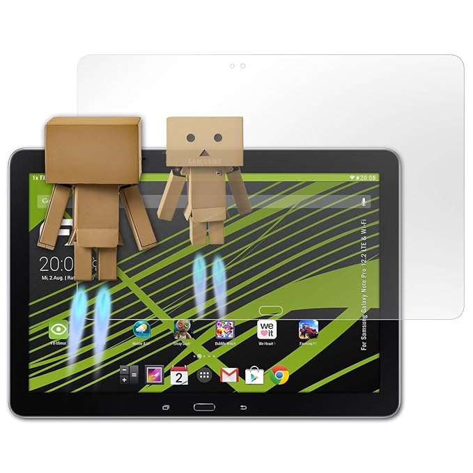 atFolix Displayfolie für Samsung Galaxy Note Pro 12.2 LTE & Wi-Fi Spiegelfolie, Spiegeleffekt FX Schutzfolie