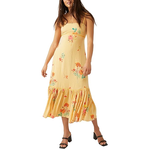 slim fit dress slacks Falling for You Midi Dress main image 1