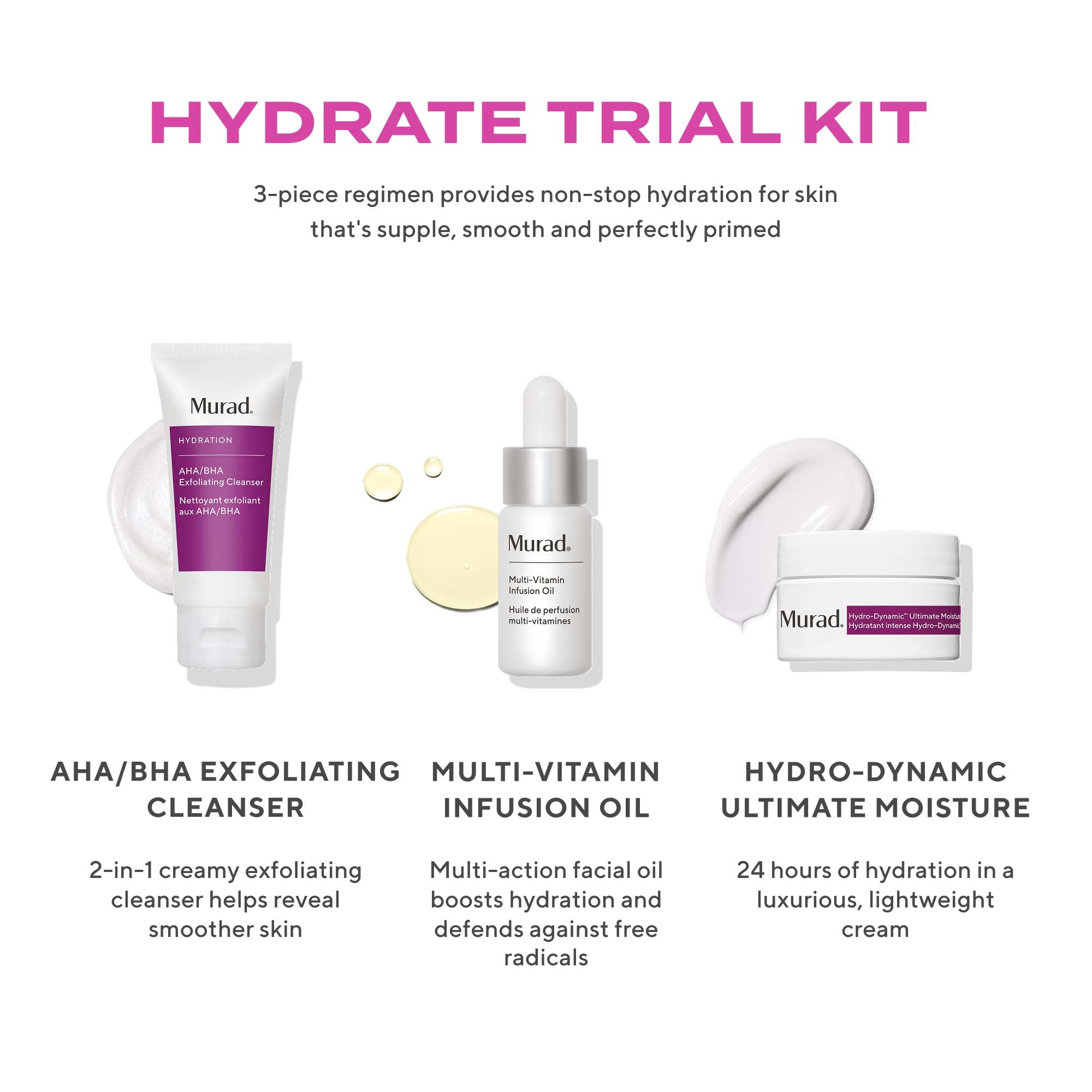Murad Hydration Trial Kit - Hydrating Beauty Products Kit