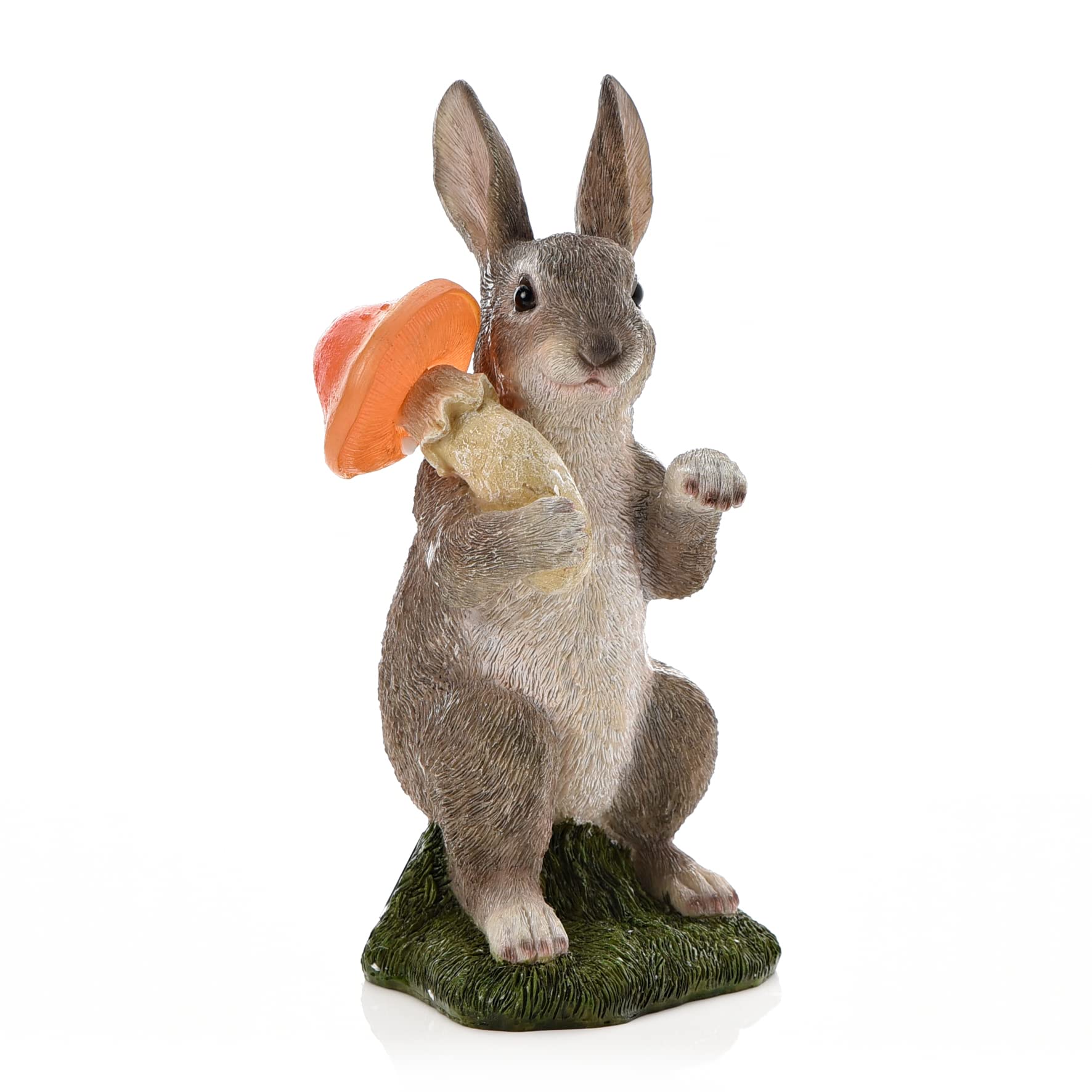 Naturecraft Country Living Grey Rabbit Solar Light