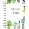 Address Book with Alphabetical Tabs Internet Phone Contact Password Notebook Keeper 8.25 X 6.2 inch 120 Pages
