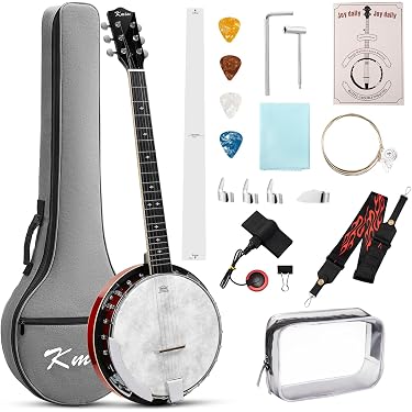 Amazon.com: 6 String Banjo Guitar Full Size, 38 Inch with