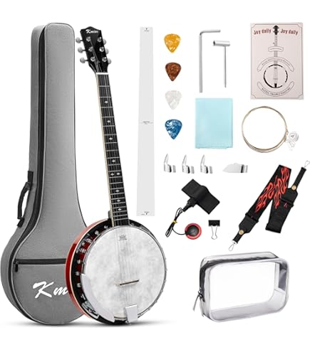 Amazon.com: Raven Series 6-String Banjo w/Bag : Musical Instruments