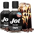 Jot Coffee Concentrate (Dark) High Caffeine Cold Brew Coffee Concentrate Liquid for Iced Coffees, Instant Espresso, Hot or Cold Instant Coffees - Makes 14 Cups, 150mg Caffeine/Tbsp, Sugar Free