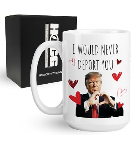 Amazon.com: Trump Mug You are a Great Wife Funny Birthday Anniversary  Valentines Day Present from Husband 15 oz White Ceramic Coffee Cup for  Wifey : Home & Kitchen