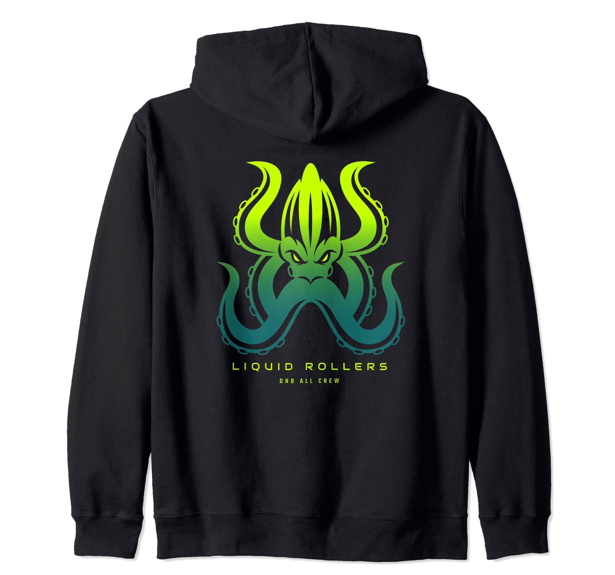 Liquid Drum And Bass DnB Octopus Drum N Bass Zip Hoodie