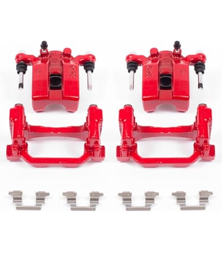 Amazon.com: Power Stop Front S3310 Pair of High-Temp Red Powder