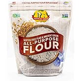 Premium Gold Gluten Free All Purpose Flour, 5 Pound, Gluten-Free, Non-GMO, Kosher, High In Fiber, Source of Omega-3, Plant-Based Protein, No Preservatives, No Additives, Ideal for Beverages, Baking &