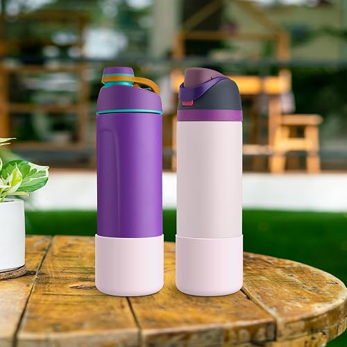 Fuliko 2PCS Silicone Water Bottle Boot For Owala 24oz 32oz 40oz, Anti...