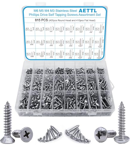 Deck Screws Square Drive Stainless Steel Exterior #6 X 1-1/4 Qty 1000