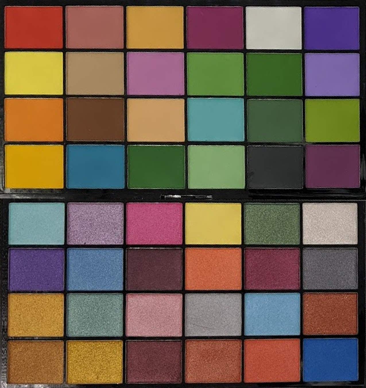 Photo 1 of Petal Crafts Palette Dust Set 24 Matte Colors & 24 Dazzler Colors (48 Pack)