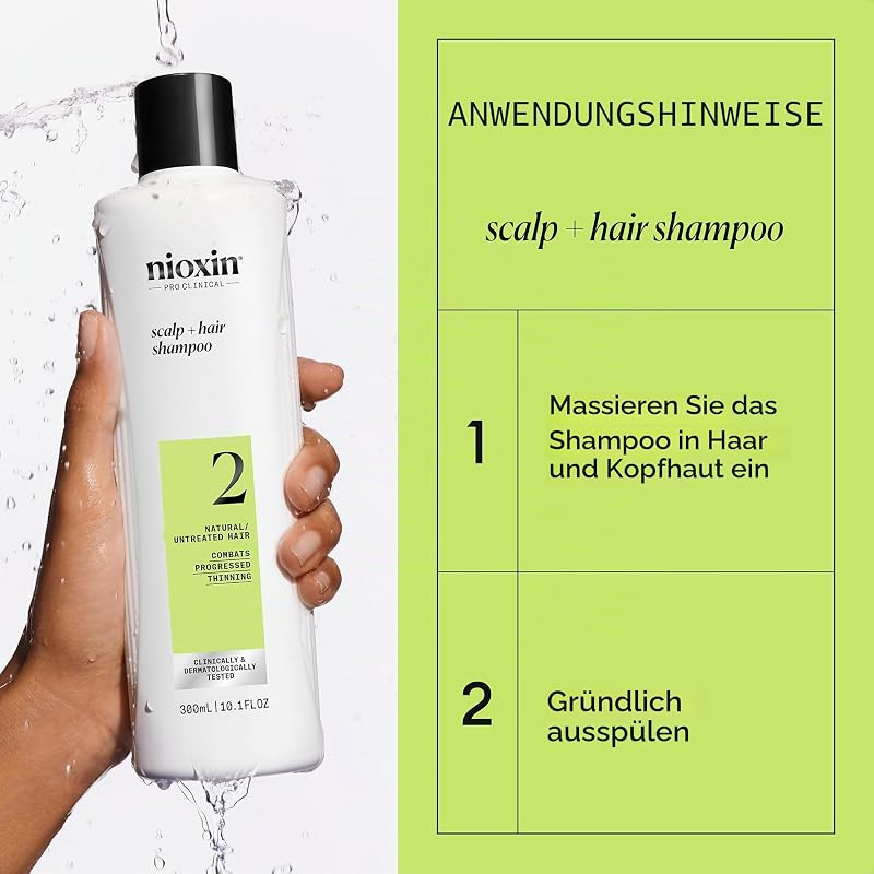 SYSTEM 2 Scalp + Hair stärkendes Shampoo (300ml)