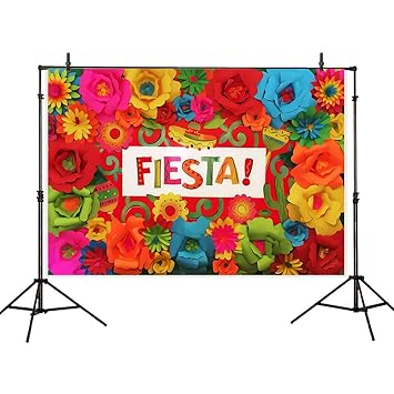 Buy Riyidecor Mexican Fiesta Backdrop Mexico Cinco De Mayo