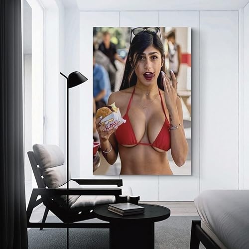 Mia Khalifa Sexy Model Pornstar Actress Canvas Wall Art Posters for Room  Aesthetic And Decorative 87Canvas Painting Posters And Prints Wall Art  Pictures for Living Room Bedroom Decor 24x36inch(60x9 in Kenya |