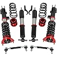 Coilover Damper Adjustable Struts Shocks Coilovers ECCPP Fit for Ford for Mustang 2015-2021 Suspension Struts Coil Spring Shocks (Fit S550 6th generation)