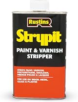 RUSTINS Strypit 1ltr Powerful Paint and Varnish Stripper Non Drip