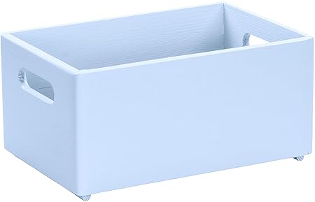 Pino Blanco Lacado Aprox Caja de Madera para Guardar en tamaño m Hojas