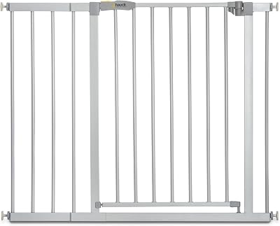 hauck Safety Gate Stop N Safe 2 with 21 cm Extension 96-101 cm Grey
