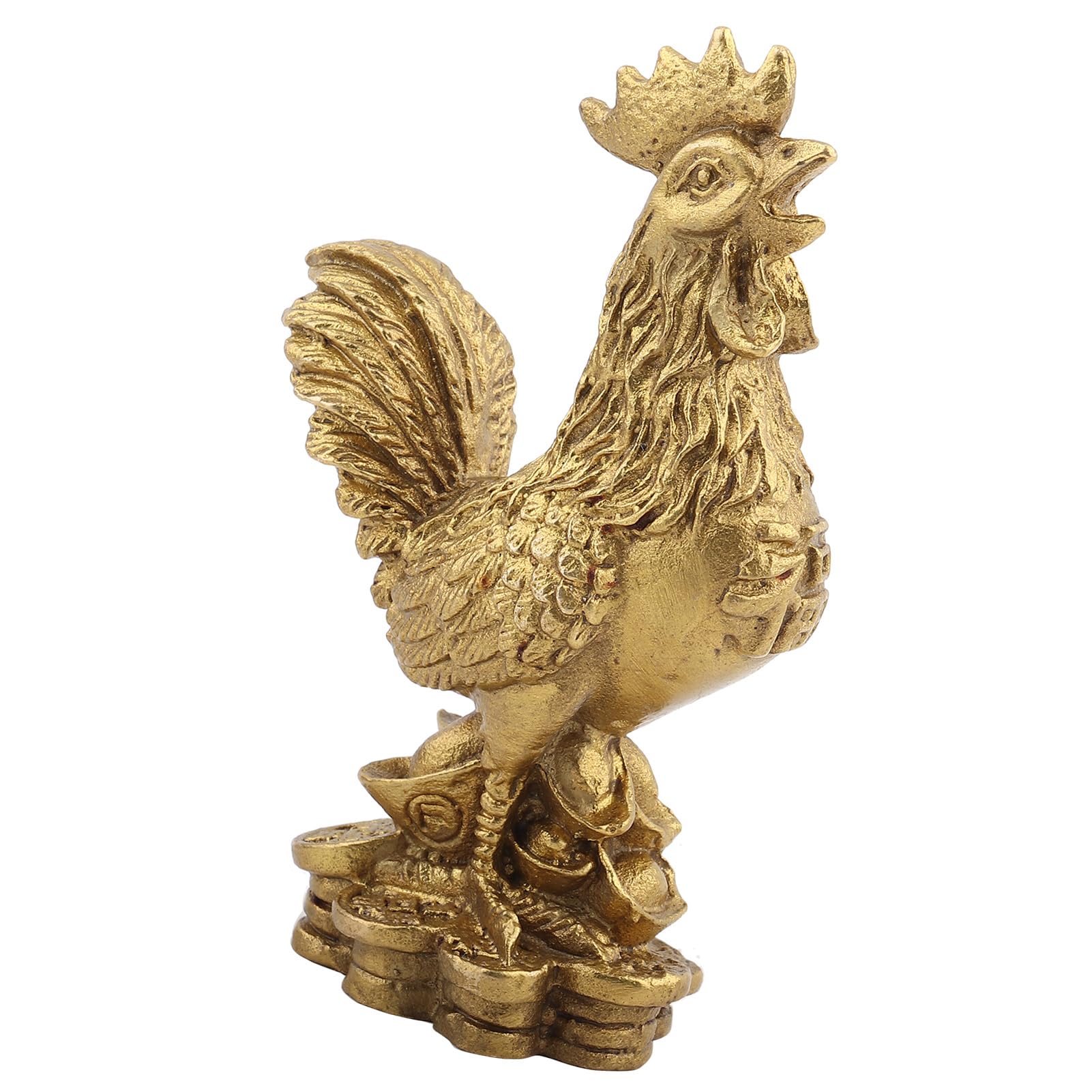 Hilitand Rooster Statue Brass Feng Shui Decoration Meaning Health Wealth Good Luck