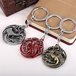 Bkinpid Dragon Key Chain House Targaryen Key Chain