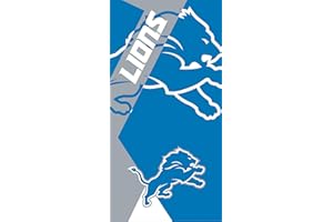 NORTHWEST Detroit Lions NFL 30 x 60 Inch Beach Towel, Puzzle Design
