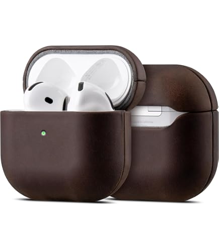LOPIE Leather Case For AirPods 4th Generation - Handmade AirPods 4 Case - View #2