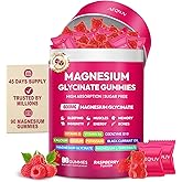 AEQNJV Magnesium Glycinate Gummies 600mg, High Absorption Magnesium Supplement, Sugar Free Chewables Gummies with L-Threonate, VitaminD & B6, CQ10 for Adults & Kids, Relax, Muscle & Zzz Support