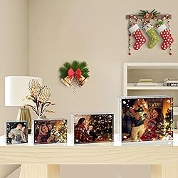 Egofine 8x10 Acrylic Frames 6 Pack, 20mm Thicker