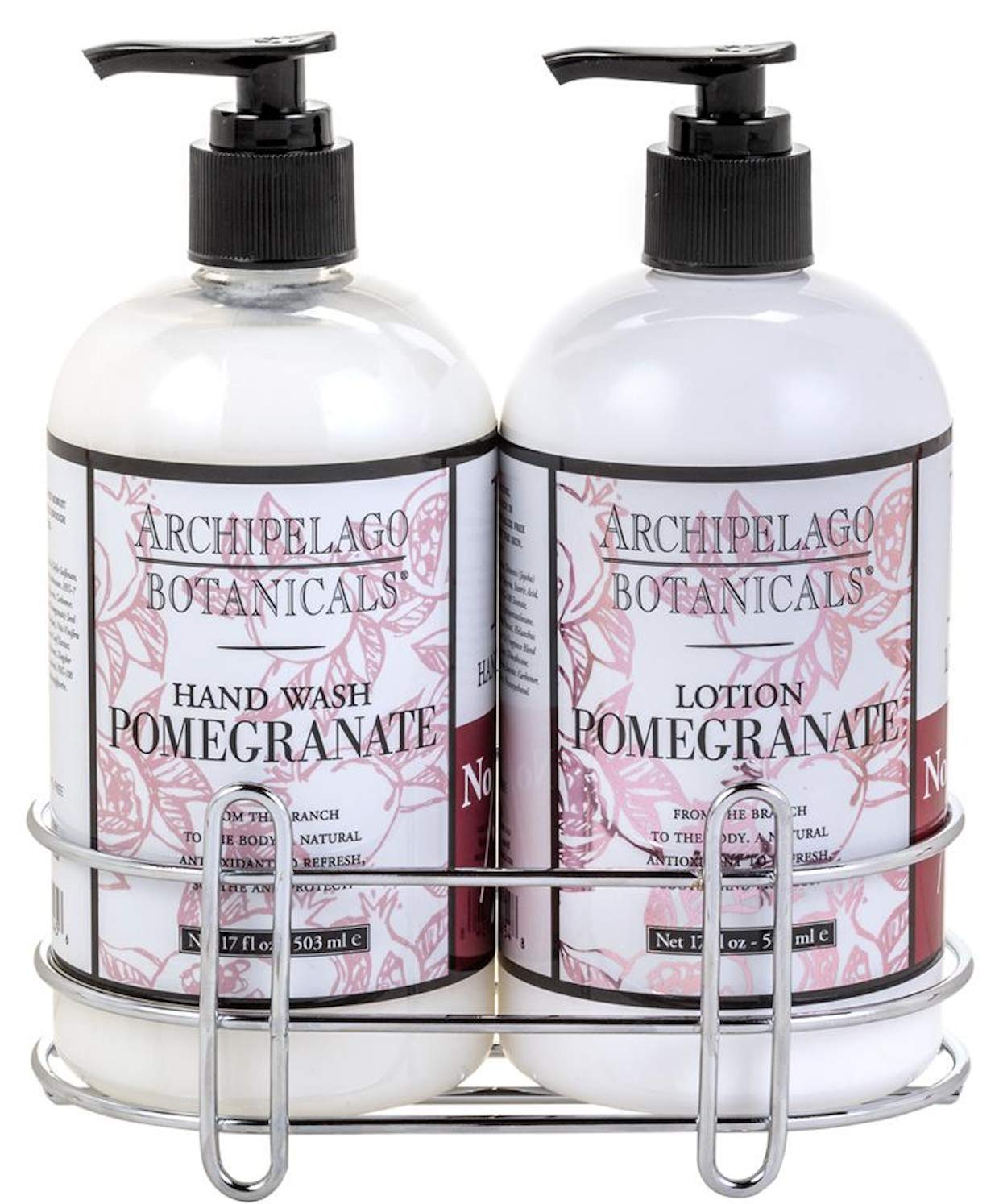 archipelago lotions home page on Archipelago Botanicals Pomegranate Hand Wash Lotion Set Premium Beauty Amazon Com