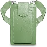 Save the Girls Crossbody Phone Purse (Green) - Touch Screen Handbags for Women - Phone Strap with Zippered Pouch & Sling Crossbody (Boca)