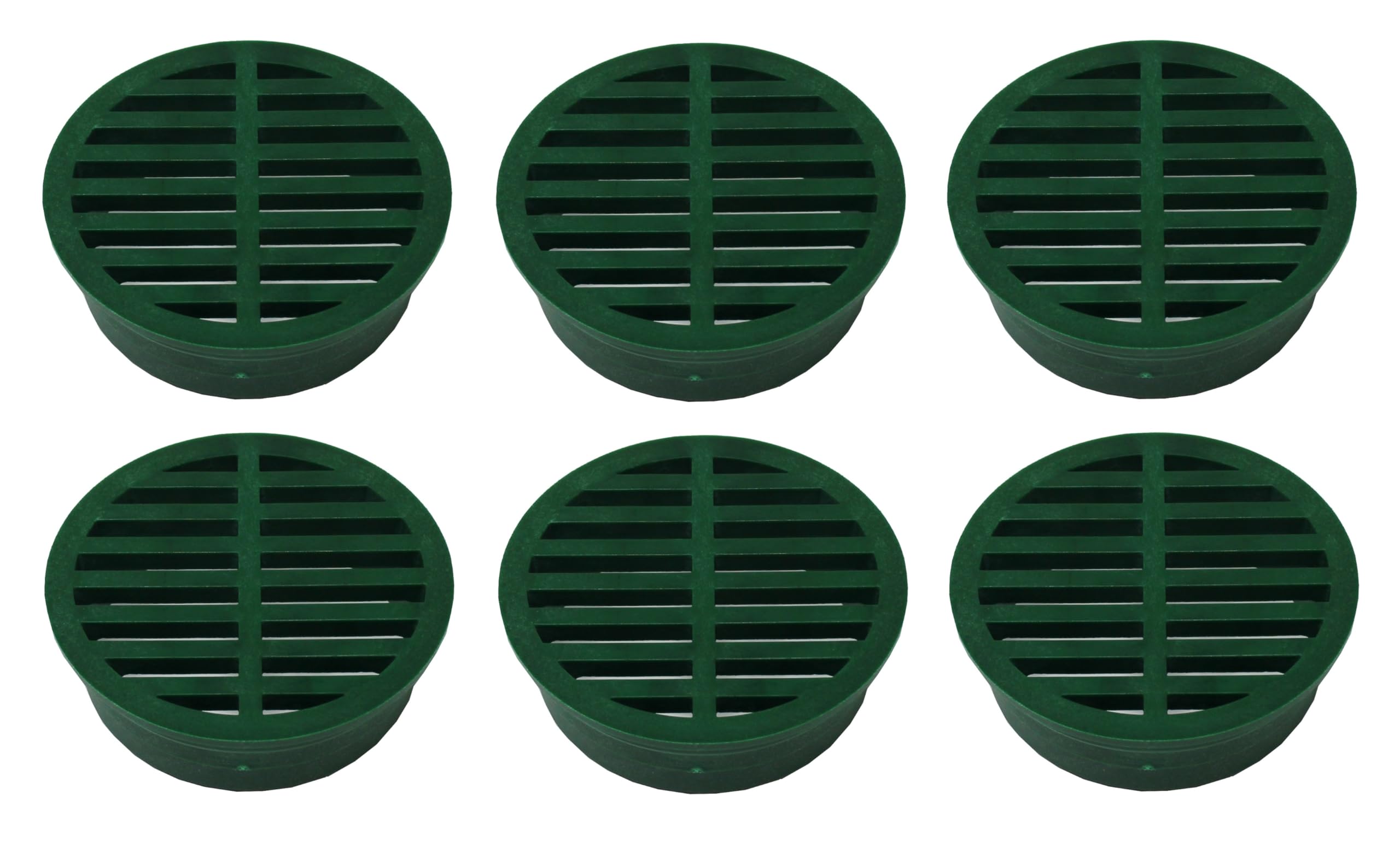 Photo 1 of 4" Outdoor Round Flat Drain Grate Cover (6, Green)