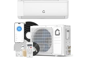 IDEALHOUSE 24,000 BTU Mini Split Air Conditioner and Heat Pump, 21 SEER2 Ultra Quiet 208-230V Ductless AC with WiFi & Alexa Control, Cools/Heats up to 1500 Sq.Ft, Easy Installation Kit