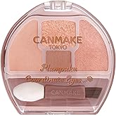CANMAKE - Plumpuku Coordinate Palette - Matte Glitter Pearl Contour w/Applicator - 0.05oz (1.3g) (01 Apricot Plumpuku)