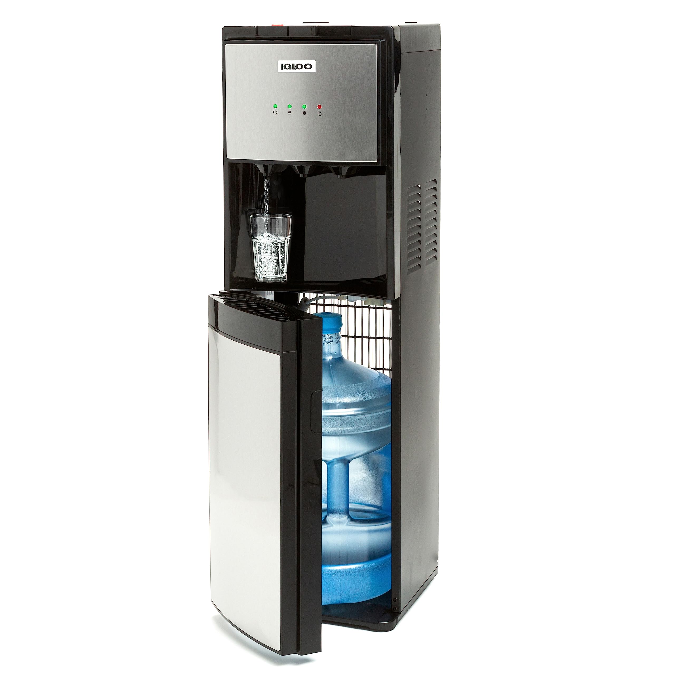 Photo 1 of ****PARTS ONLY SEE NOTES *****Igloo Bottom Loading Water Cooler – Hot, Cold, & Room Temperature Dispenser – Stainless Steel, Holds 3 & 5 Gallon Jugs, Child Safety Lock – for Homes, Kitchens, Offices, Dorms