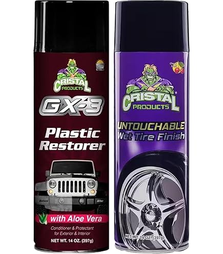 Cristal Products GX-3 Plastic Restorer (2), Plastic Care
