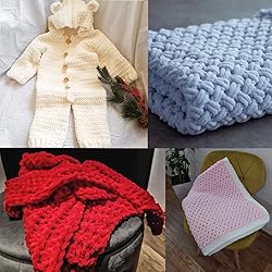 Estako Velvet (3- Skeins Pack) Chenille Blanket