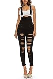 TwiinSisters Women's Distressed Stretch Twill