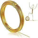TecUnite 32.8 Feet Aluminum Wire, Bendable Metal