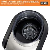 KRUPS Expert Burr Automatic Coffee Grinder GVX231 Black Silver view 4